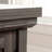 File Credenza With Adjustable Shelf, Brown Finish