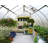 Palram - Canopia Bella 8' W x 8' D Walk-In Hobby Twin Wall Polycarbonate Aluminum Frame Bell Greenhouse Kit with Roof Vent - Silver-90988242