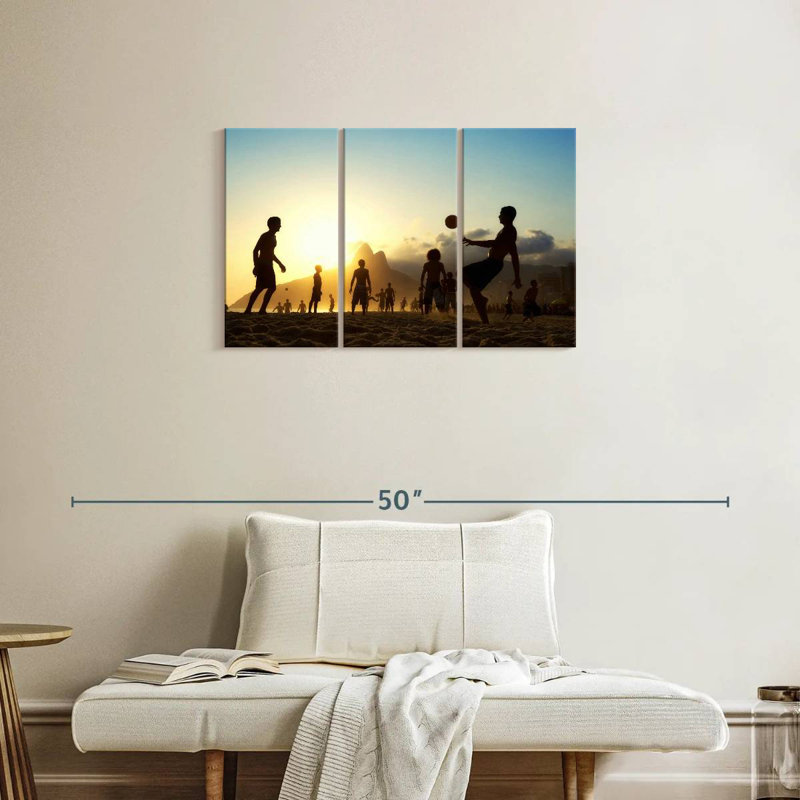 Sireci Sunset Fun Soccer, 20" H x 33" W