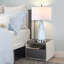 Lampe de table USB en métal Eilleen