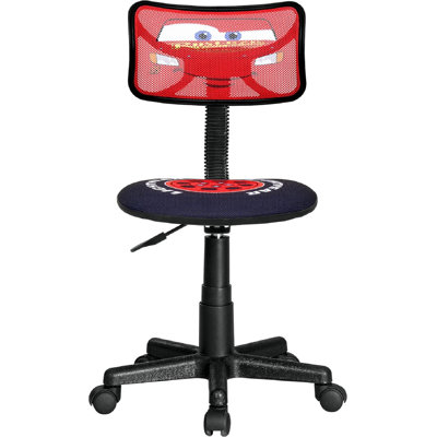 Pixar Cars Themed Adjustable Swivel Mesh Rolling Desk Chair