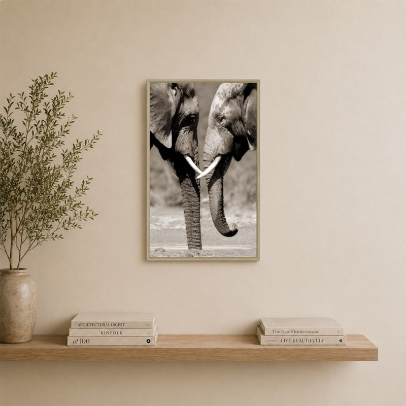 «Together is Better» par Danita Delimont - Impression sur toile, 34" H x 24" W, Champagne