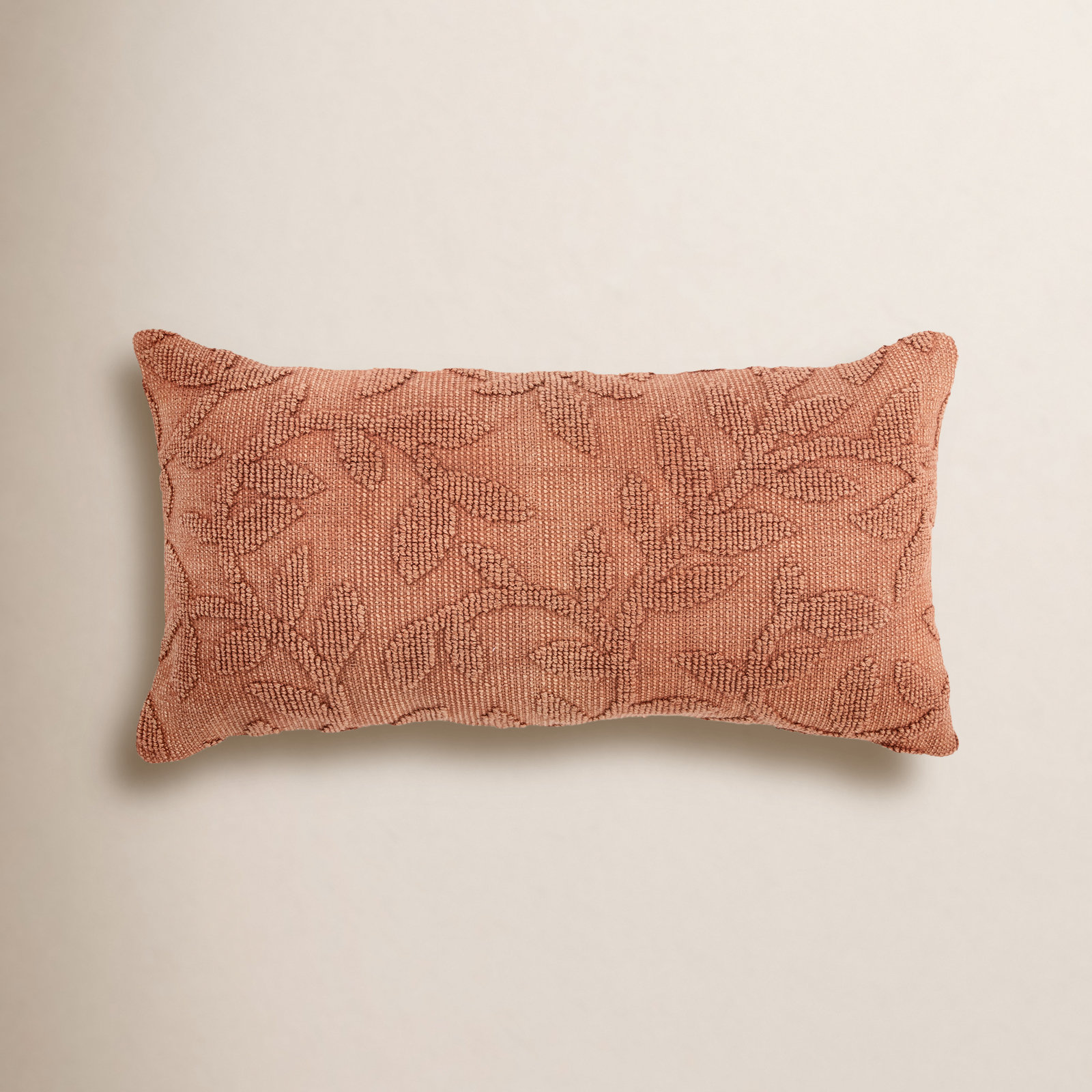 Bess 26" x 14" Throw Pillow, Terracotta