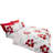 Cotton Blend Floral Duvet Cover with Pillowcases-93670798-93670797
