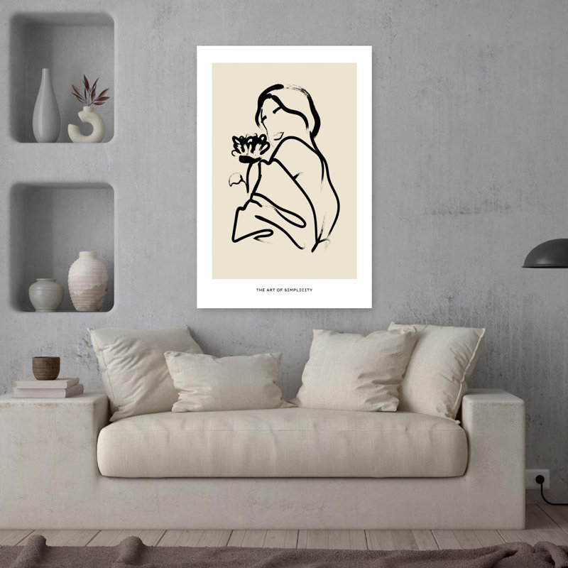 Art contemporain, art contemporain abstrait, H 36 po x l 24 po