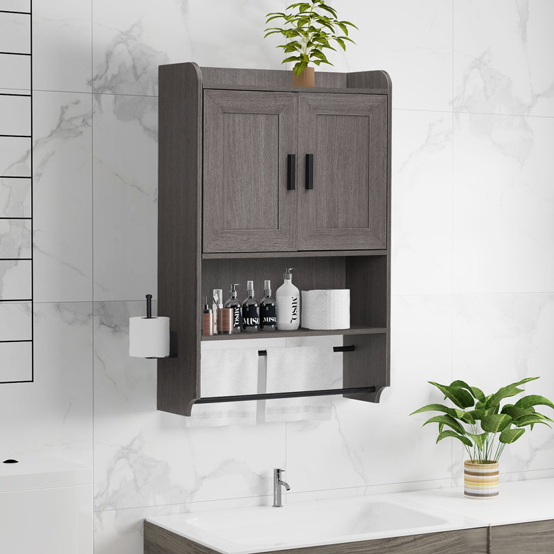 Bathroom Cabinet, Gray