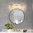 Hallum 11.3" H 3-Light Crystal Vanity Light