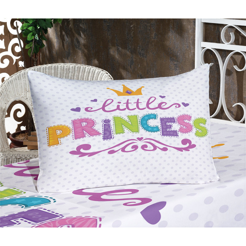 Drap-housse et coussin féminin Ambesonne vert fuchsia, Ensemble de draps pour grand lit + 5 pièces suppl