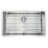 Vanguard 32.75'' L Single Bowl Stainless Steel Kitchen Sink