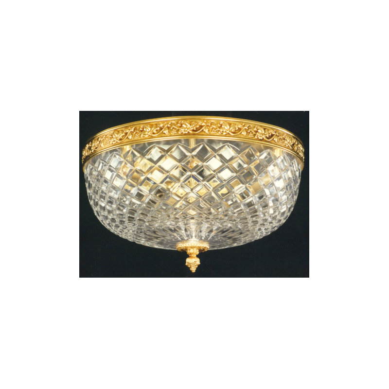 Crider Flush Mount, French Gold