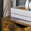 Anely 40cm W Steel Bedside Table