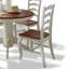 Wisser Oak and Rubbed Off-White 5-Piece Dining Set