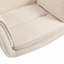 Bureau à domicile, coiffeuse et chambre à coucher | Chaise à accoudoirs pivotante compacte et ajustable en tissu beige-586456881
