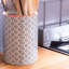 Nicola Spring - Hand-Printed Kitchen Canisters - 1 Litre - 3 Colours