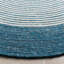 Tapis en laine / coton tissé à la main en bleu sarcelle / ivoire Mcclellan-2137068661