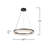 Granados - Integrated LED Pendant - Black Finish - Ribbed Clear Diffuser Shade-614902227