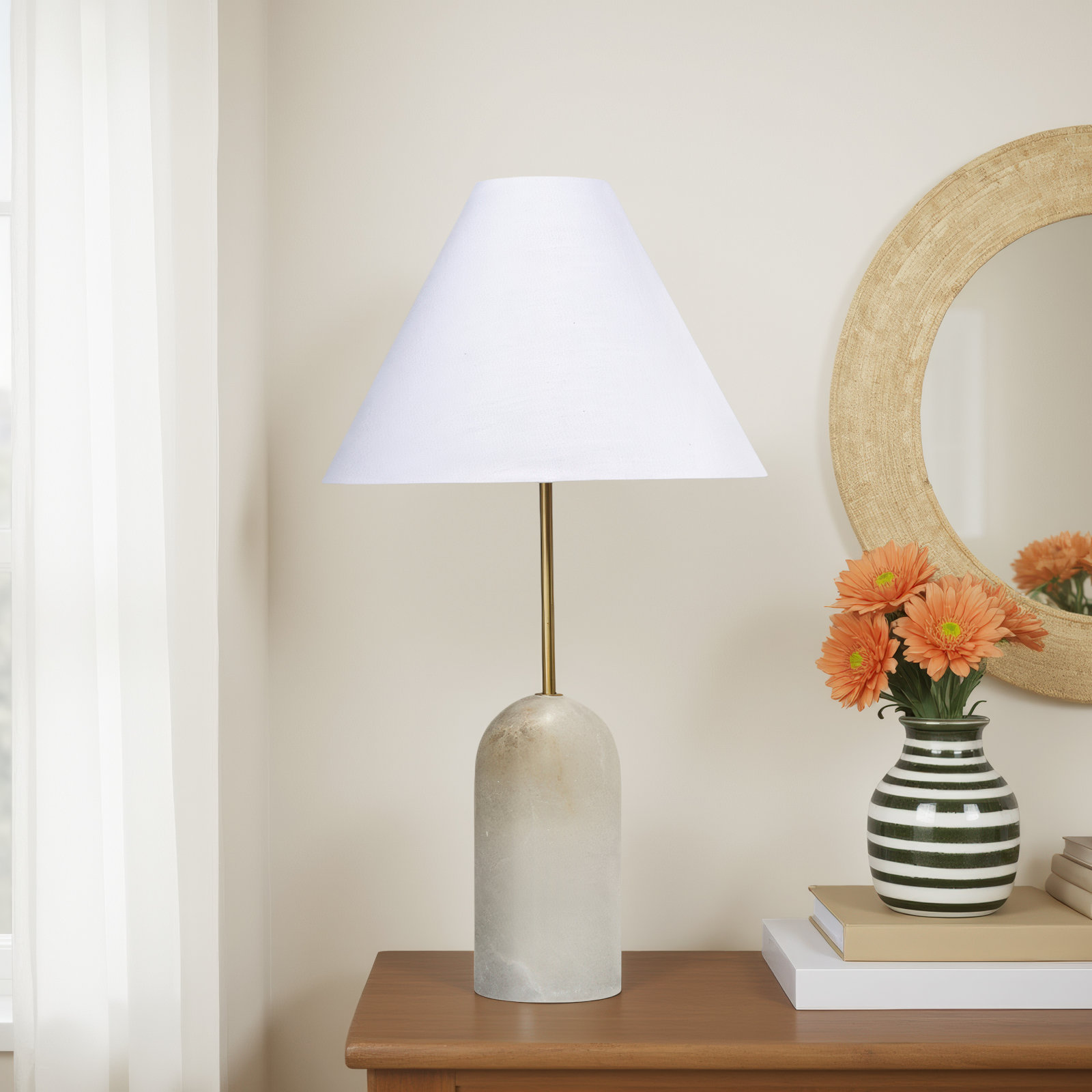 Brianna Alabaster Table Lamp