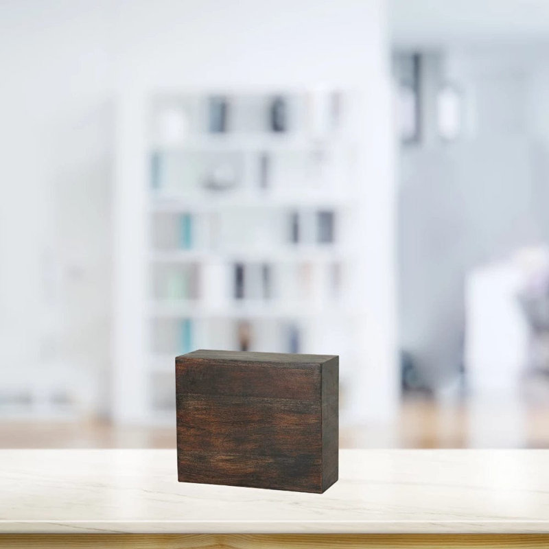 Modern Essential Large Adult urn, Sable