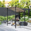 Grill 18 Ft. W x 12.5 Ft. D Metal Soft-top Gazebo