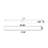 27.56 Inch Linear Shower Drain With Adjustable Leveling Feet Stainless Steel Shower Floor Drain Rectangular Bathroom Drain With Hair Strainer-126101333