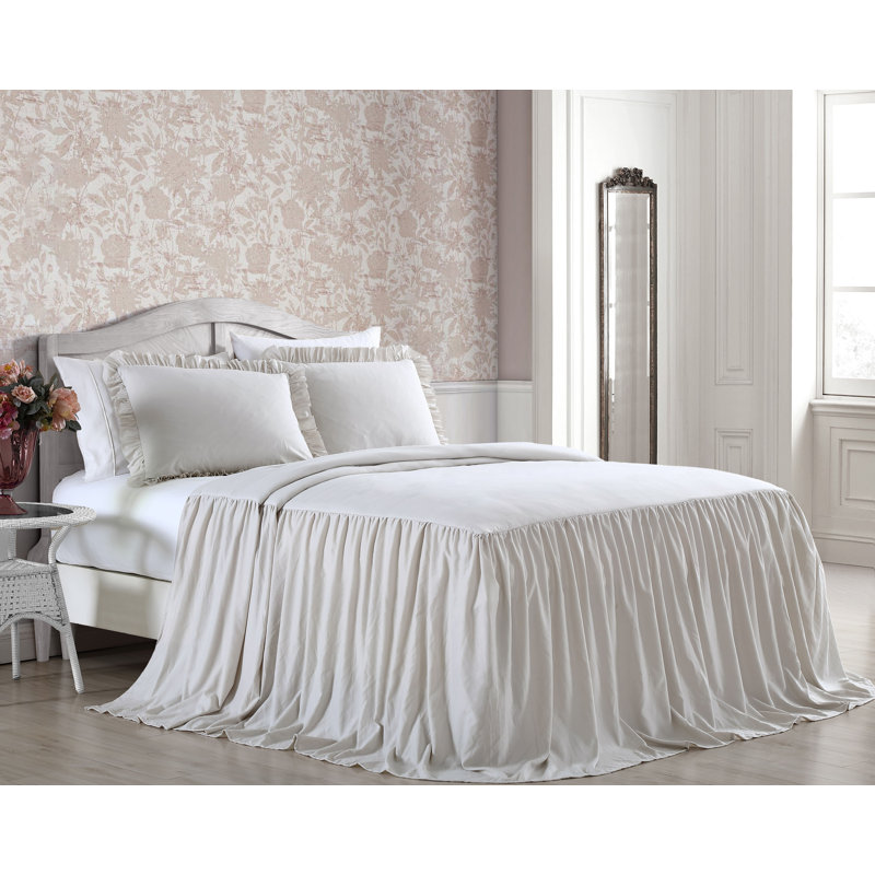 Ensemble de couvre-lit Saige, Taupe, Couvre-lit de très grande taille et 2 taies déco