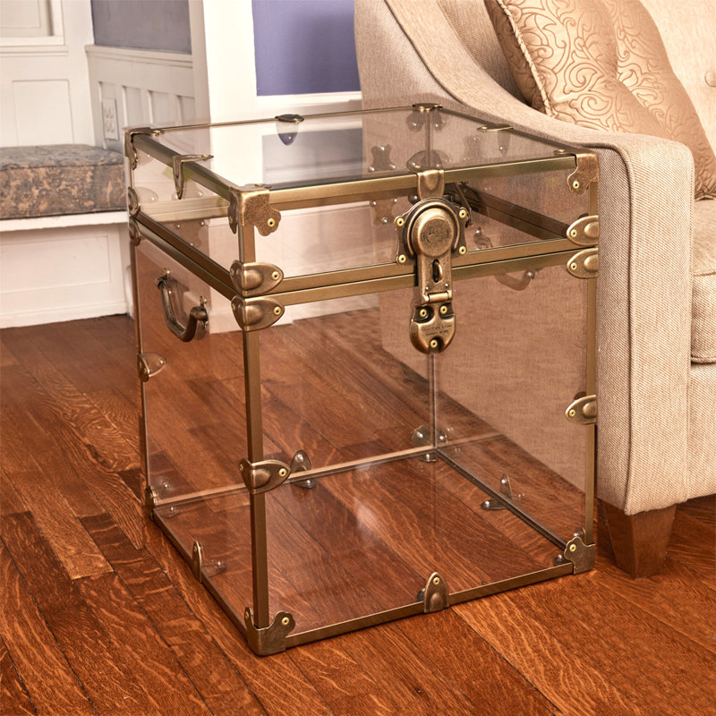 Acrylic Accent Trunk, Silver