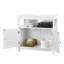 60cm Single Bathroom Vanity Base Only in White