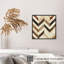 Motif à chevrons abstrait II, reproduction d'art rétro sans cadre-750824363