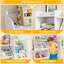 Tiered Bookshelf And 7 Storage Cubbies-1973552560