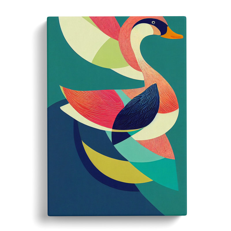 Ireton Duck Contemporary - Wrapped Canvas Print, 50cm H x 35cm W x 3cm D
