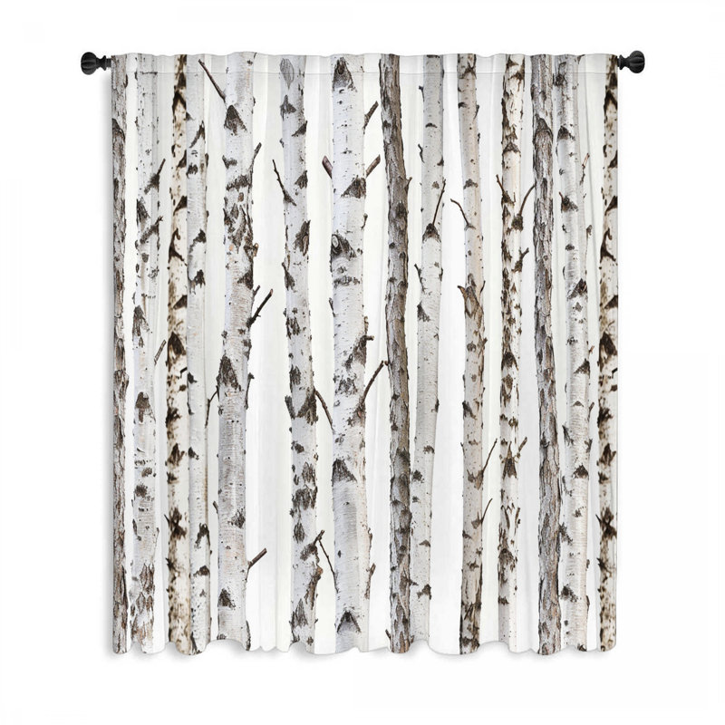 Rideau transparent en polyester Mallori, L 50 po x L 96 po