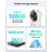 4MP 360° Pan/Tilt Security IP Camera with Monitor for Baby/Pet, One-Touch Call, 2-Way Video, Human Tracking