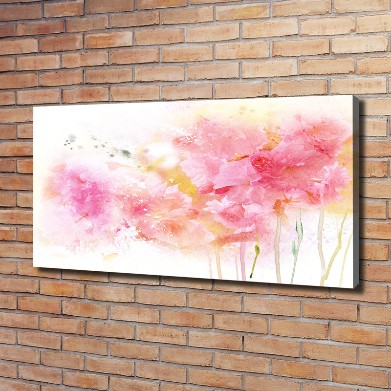 Flowers - Wrapped Canvas Print