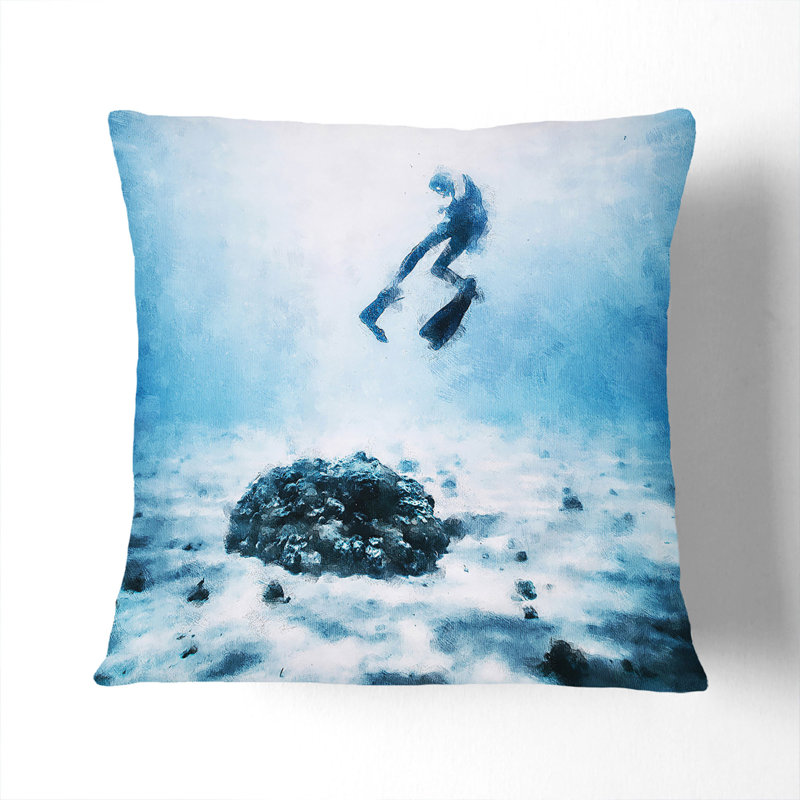 Square Cushion, Stone, 40cm H x 40cm W x 15cm D