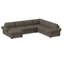 140" Wide Right Hand Facing Sleeper Corner Sectional-533891918-533891941