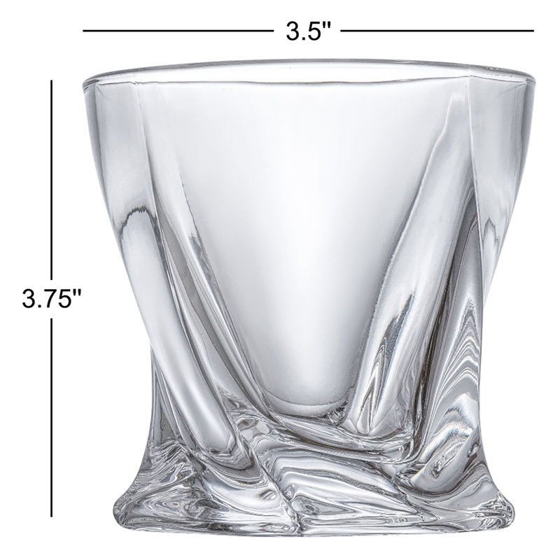 Verres à whisky JoyJolt Atlas, 11 oz.