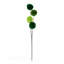Ensemble de 6 faux bonnets vert H 21,7 po