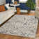 Fynton 1240 Transitional Marbled Blue Area Rug