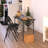 COSCO 20" x 48" Vinyl Top Serving Folding Table-15222984