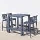 Farrah 55'' Rectangular 4 - Person Outdoor Dining Set