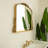 Exquisite Retro-Style Irregular PU Art Decorative Mirror