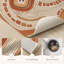 Tapis de cuisine lavables antidérapants Retro Swirls