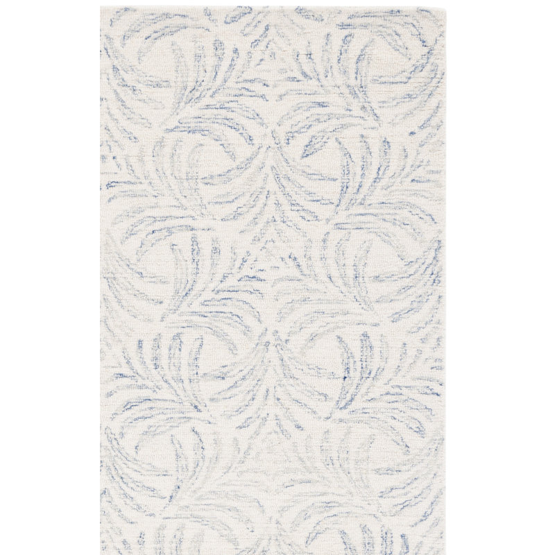 Jardin Hand Tufted Performance Floral Rug, Square 6'