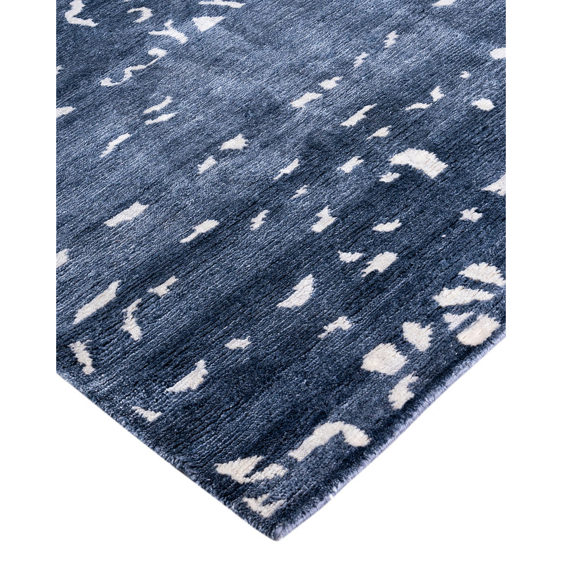 Overdyed One-of-a-Kind Rectangle 8'1" X 10'3" Hand Knotted Area Rug