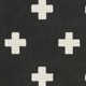 Cavan Geometric Handmade Tufted Wool Black Area Rug
