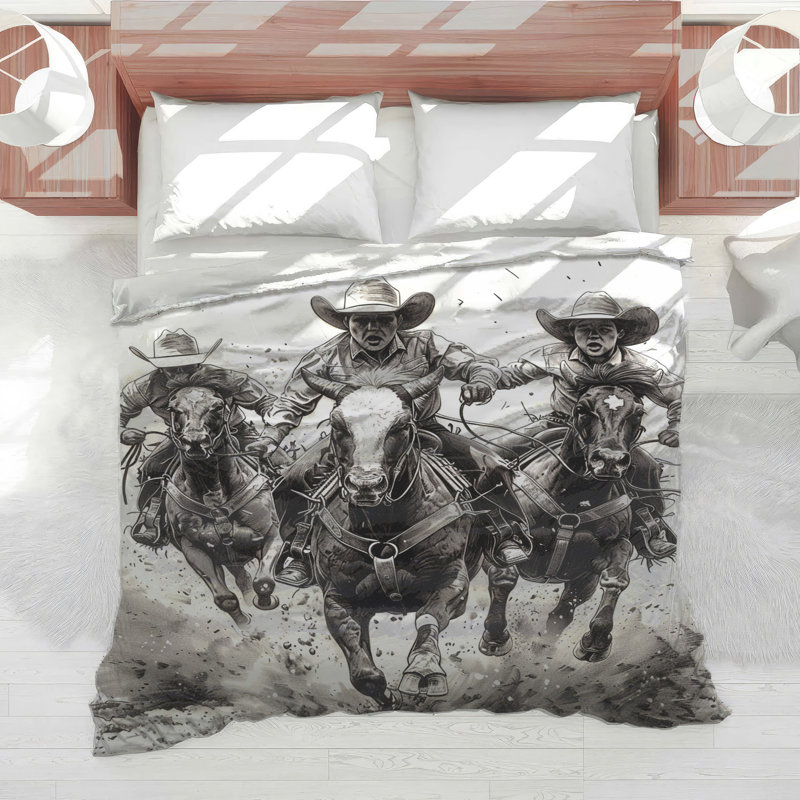 Édredon Cowboys Bedding, Lit simple