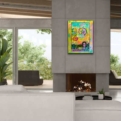 'Tarot - Ace Of Pentacles' by Dean Russo Canvas Wall Art