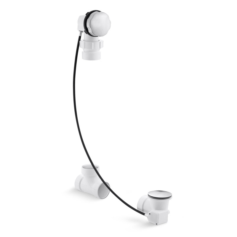Clearflocable 27" Pop-up Tub Drain with Overflow, Vibrant Brushed Bronze