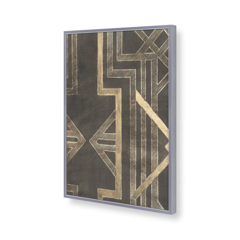 Impression sur toile Trellis Motif IV par Ethan Harper, H 24 po x l 18 po, Open Corner Framed Print without Mat Paper