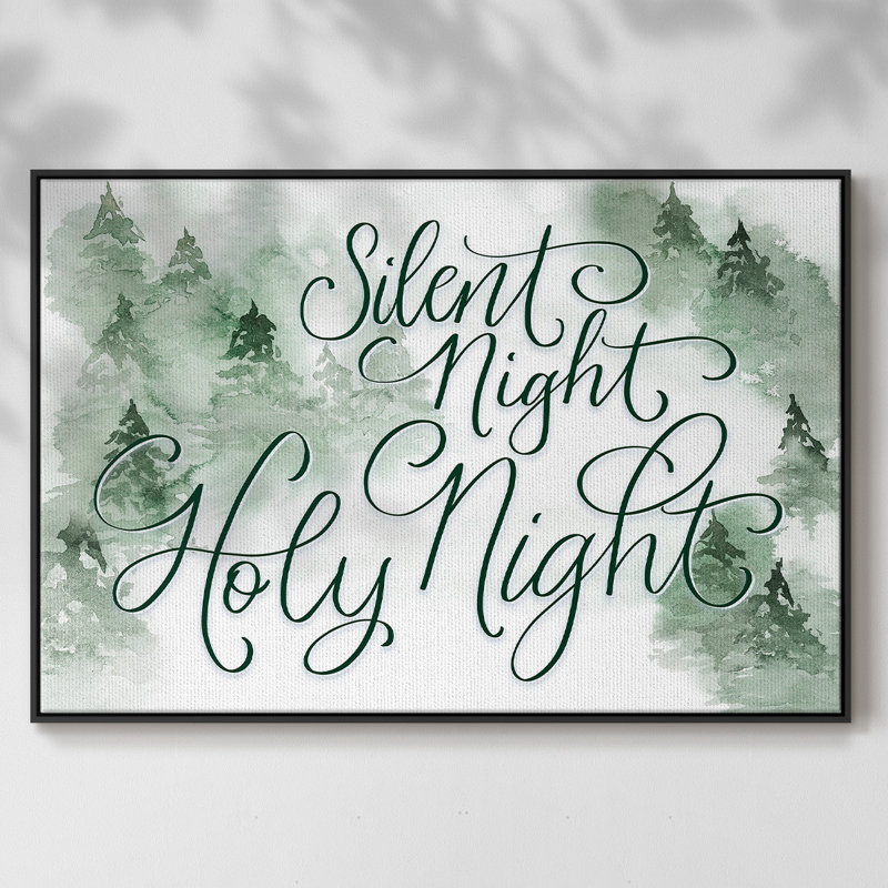" Holy Night ", H 27 po x l 41 po x P 2 po, Noir